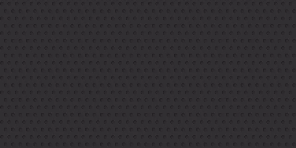 Seamless hole pattern on black background vector illustration. Stock Illustration