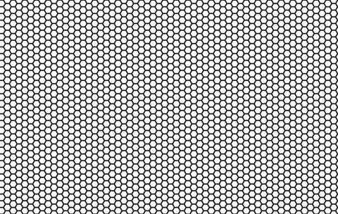 Seamless honeycomb 3D volume mesh for design Stock Illustration