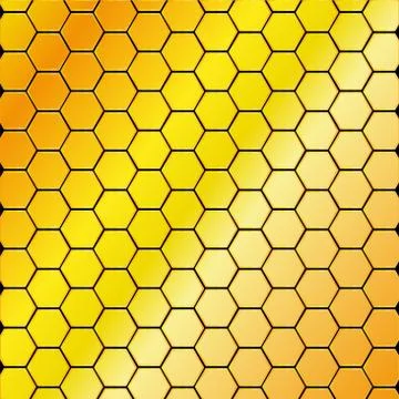 Seamless honeycomb background Stock Illustration
