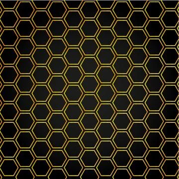Seamless honeycomb background Stock Illustration