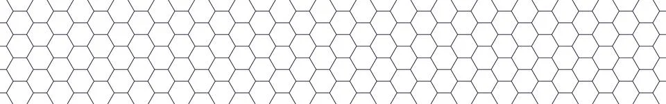 Seamless honeycomb pattern with hexagonal grid, bee hive texture, geometric.. Stock Illustration