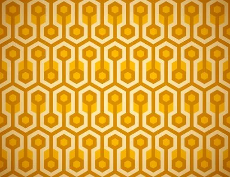 Seamless Honeycomb Pattern Stock Illustration