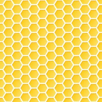 Seamless Honeycomb Pattern Stock Illustration
