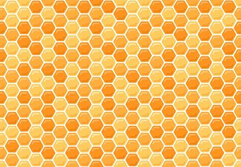 Seamless Honeycomb Pattern Stock Illustration