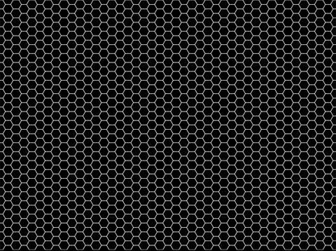 Seamless Honeycomb Shape Motifs Pattern, Beehive or Bee House Form 스톡 일러스트
