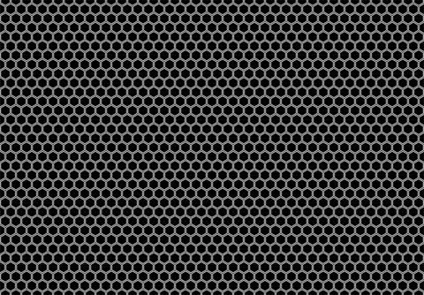 Seamless Honeycomb Shape Motifs Pattern, Beehive or Bee House Form Stock Illustration