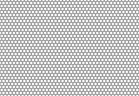 Seamless Honeycomb Shape Motifs Pattern, Beehive or Bee House Form 스톡 일러스트