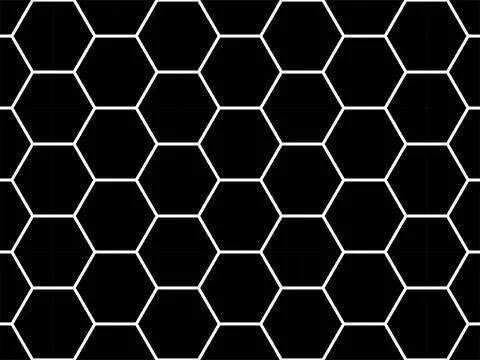 Seamless Honeycomb Shape Motifs Pattern, Beehive or Bee House Form 스톡 일러스트