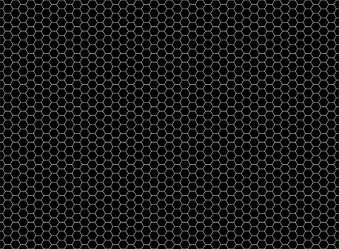 Seamless Honeycomb Shape Motifs Pattern, Beehive or Bee House Form Stock Illustration