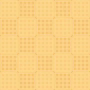 Seamless horizontal background with waffels. Vector texture Stock Illustration