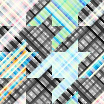Seamless Hounds-tooth pattern Stock Illustration