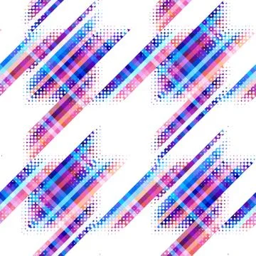 Seamless Hounds-tooth pattern Stock Illustration