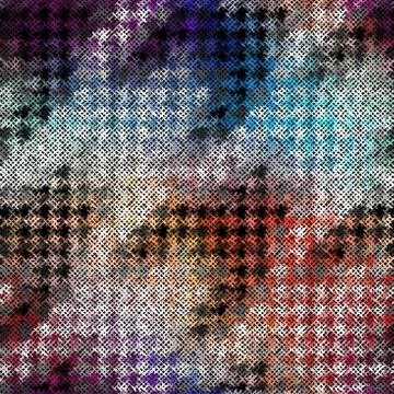 Seamless Hounds-tooth pattern Stock Illustration