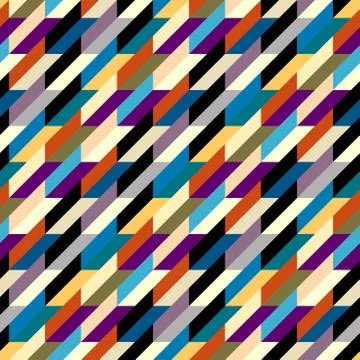 Seamless Hounds-tooth pattern Illustrazione stock