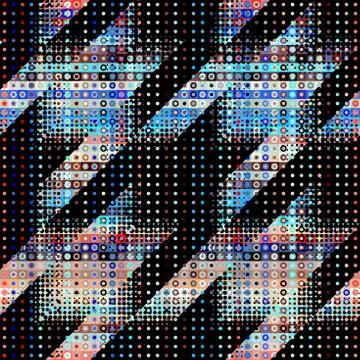 Seamless Hounds-tooth pattern Illustrazione stock