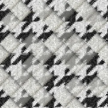 Seamless Hounds-tooth pattern 库存插图
