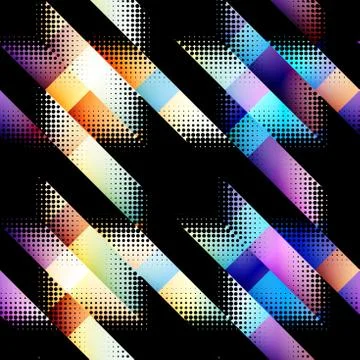 Seamless Hounds-tooth pattern Stock Illustration