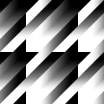 Seamless Hounds-tooth pattern Illustrazione stock