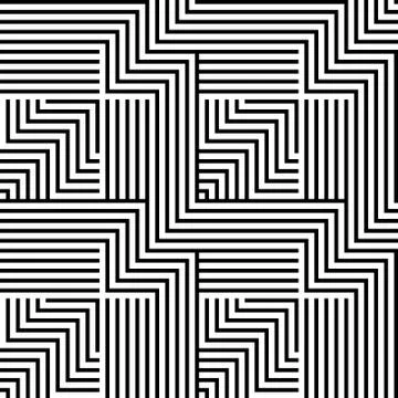 Seamless Hounds-tooth pattern Stock Illustration