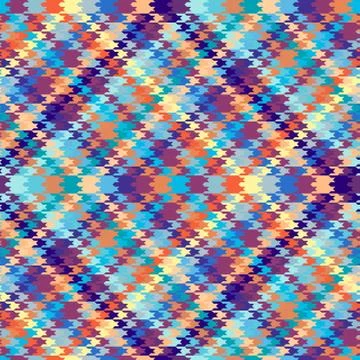 Seamless Hounds-tooth pattern Stock Illustration