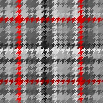 Seamless Hounds-tooth pattern Illustrazione stock