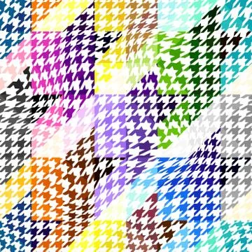 Seamless Hounds-tooth pattern Stock Illustration