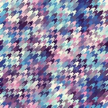 Seamless Hounds-tooth pattern Stock Illustration