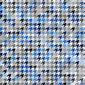 Seamless Hounds-tooth pattern Stock Illustration