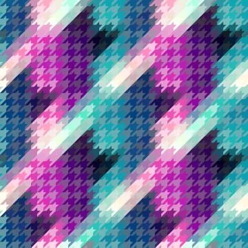 Seamless Hounds-tooth pattern 库存插图