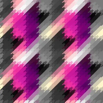 Seamless Hounds-tooth pattern イラスト素材