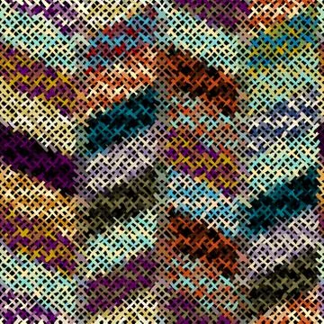 Seamless Hounds-tooth pattern Vector Illustration. Stock Illustration