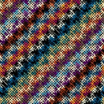 Seamless Hounds-tooth pattern Vector Illustration. Stock Illustration