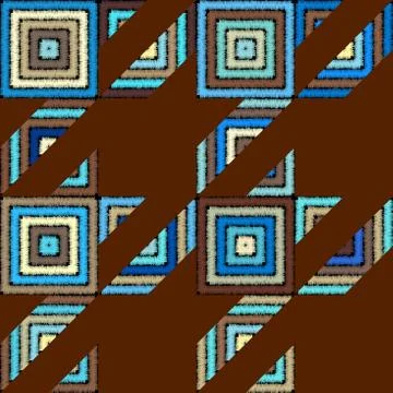 Seamless Hounds-tooth pattern Vector Illustration. Stock Illustration