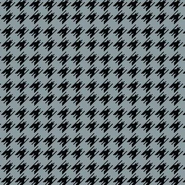 Seamless Houndstooth Pattern Vector Stock Illustration
