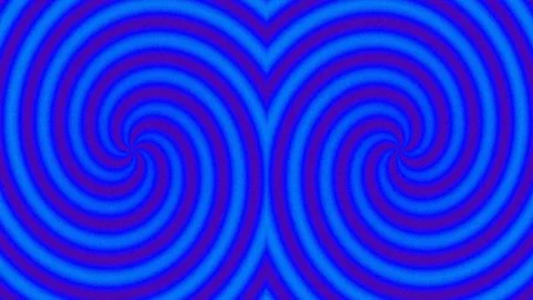 Seamless hypnotic blue vortex abstract spiral background pattern design Stock Footage 339776092