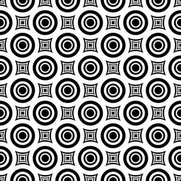 Seamless hypnotic pattern. Stock Illustration
