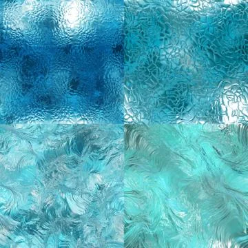 Seamless ice texture Stock Illustration