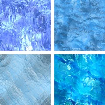 Seamless ice texture Stock Illustration