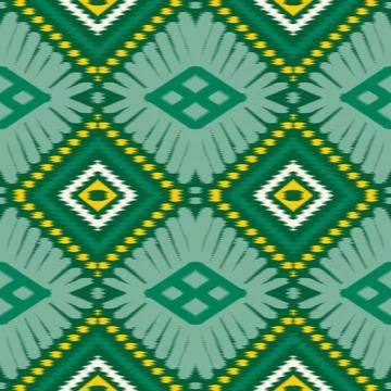Seamless Ikat ethnic traditional pattern geometric abstract folklore orname.. Stock Illustration