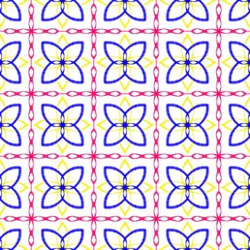 Seamless ikat pattern Illustrazione stock