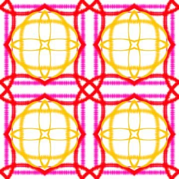 Seamless ikat pattern Illustrazione stock