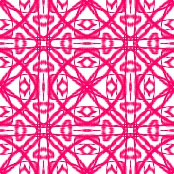 Seamless ikat pattern Stock Illustration