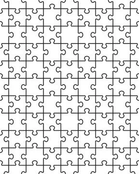 Seamless illustration of  puzzle Stock Illustration