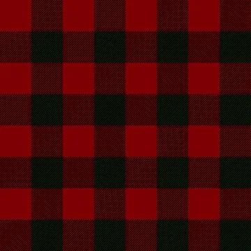 Seamless illustration - red tartan Stock Illustration