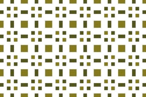 Seamless image circles of olive light and dark shades. Mosaic pa Stock Illustration