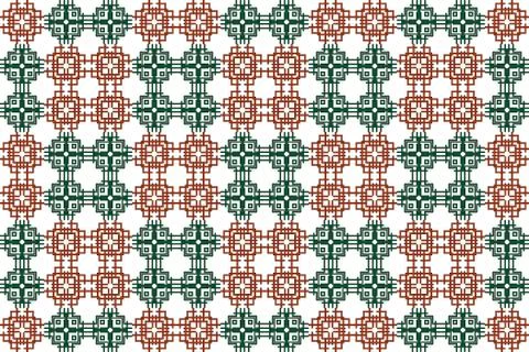 Seamless image of the elements goldline interlacing. Stock Illustration