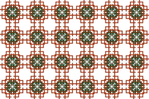 Seamless image of the elements goldline interlacing. Illustrazione stock