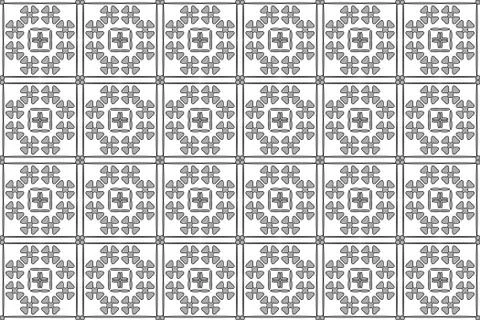 Seamless image of the elements silveer color Illustrazione stock