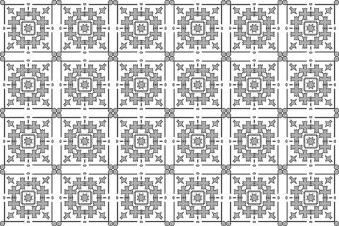 Seamless image of the elements silveer color Illustrazione stock