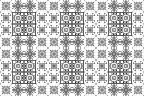 Seamless image of the elements silveer color Illustrazione stock